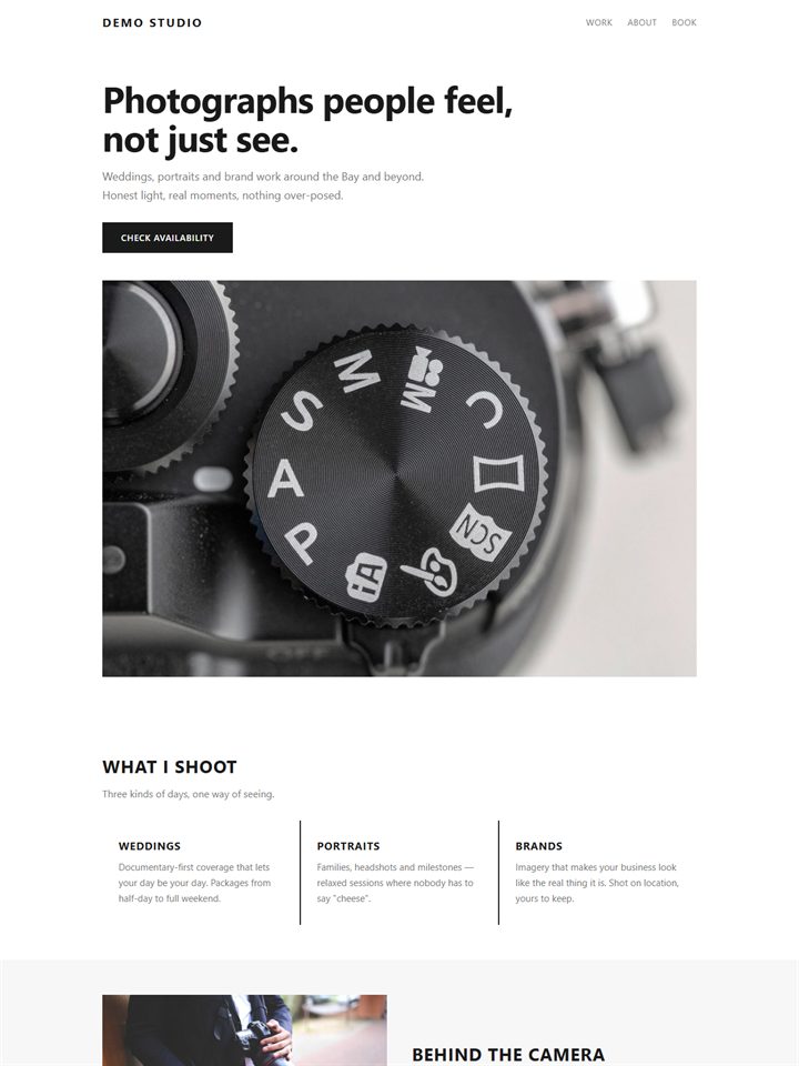 The Creative Kit - site preview